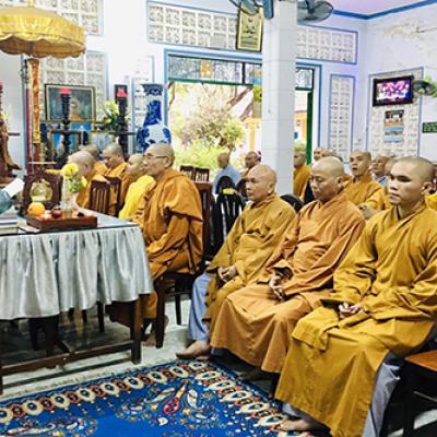 Họp Ban Chức Sự Trường Hạ Tổ Đình Quan Âm Tu Viện